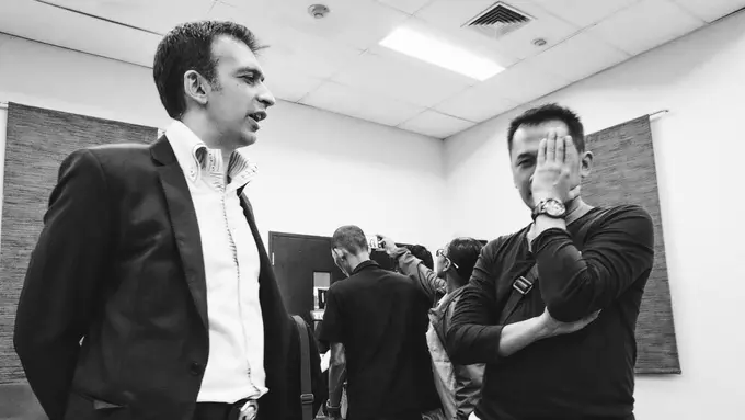 [Bintang] Manoj Punjabi dan Hanung Bramantyo