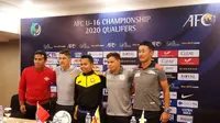 Pelatih Timnas Indonesia U-16, Bima Sakti, mengaku timnya sudah siap tempur di Kualifikasi Piala AFC 2020 dengan berbekal pengalaman di Piala AFF dan laga uji coba. (Bola.com/Zulfirdaus Harahap)