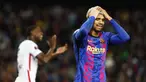 Barcelona secara tragis terdepak dari Liga Europa usai diakalahkan Eintracht Frankfut dengan skor 2-3 pada leg kedua perempatfinal yang berlangsung di stadion kebanggaan mereka, Camp Nou. (AP/Joan Monfort)