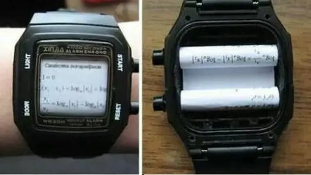 6 Potret Contekan Nyeleneh Siswa Ini Bikin Tepuk Jidat, Ujian Makin Deg-degan