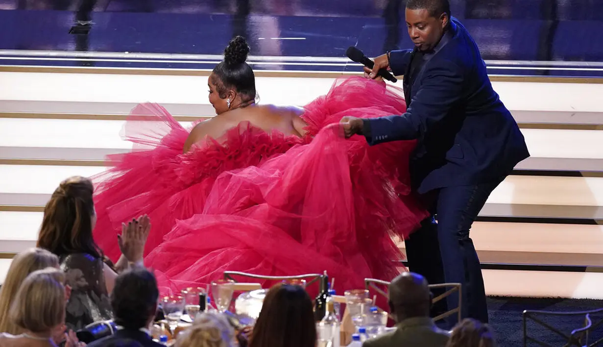 Kenan Thompson di Emmy Awards 2022. (Foto: AP Photo/Mark Terrill)