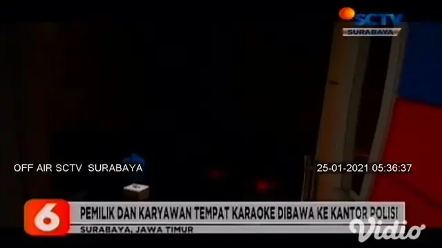 VIDEO: Melanggar PPKM, Rumah Karaoke di Kenjeran Surabaya Disegel