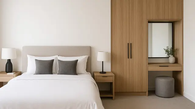 Desain Rumah Minimalis Modern dengan Furnitur Multifungsi (created by AI)