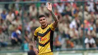 Arthur Cunha Da Orah saat membela Mitra Kukar melawan PS TNI di Stadion Siliwangi, Bandung,Sabtu (14/5/2016).  (Bola.com/Nicklas Hanoatubun)