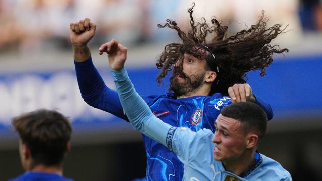 Foto: Erling Haaland Langsung Bungkam Ejekan Marc Cucurella di Laga Perdana Liga Inggris