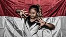 Rifda Irfanaluthfi atlet senam artistik Indonesia di Gedung Senam Buaran, Jakarta, Rabu (09/8/2017).  Rifda siap memberikan yang terbaik pada SEA Games 2017.(Bola.com/Nicklas Hanoatubun)