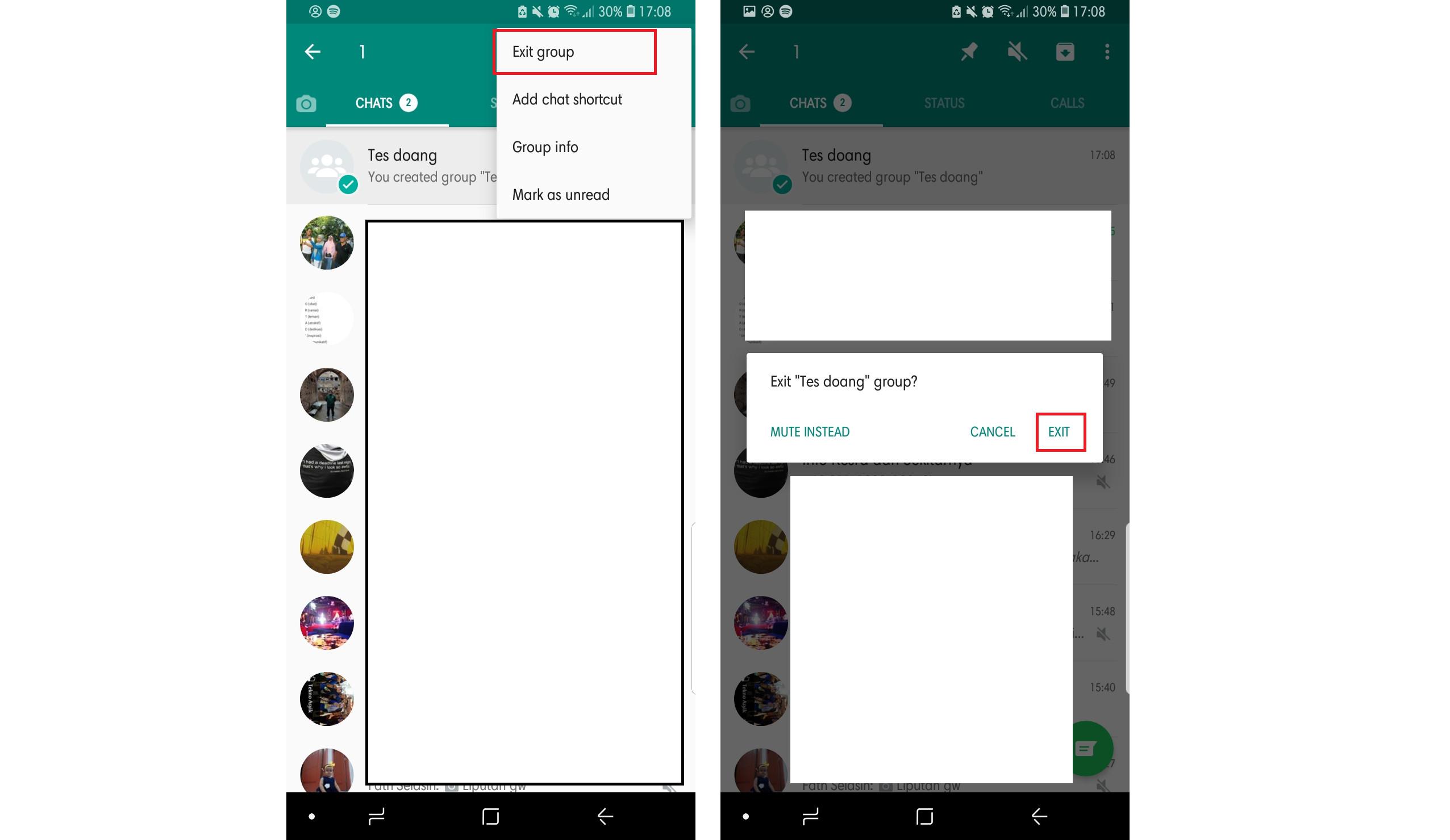 Ingin Hapus Permanen Grup Whatsapp Karena Obrolan Berisik Begini