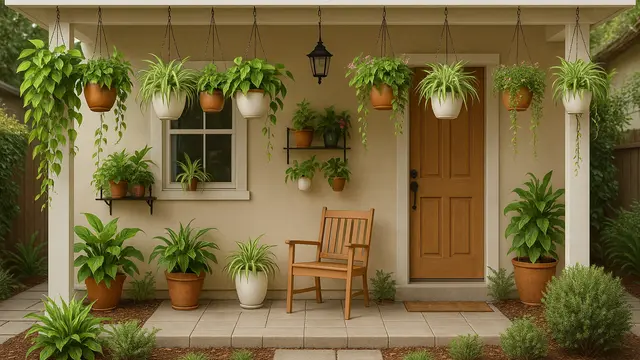 7 Inspirasi Teras Rumah Kecil dengan Taman Mini yang Cantik, Bikin Hunian Makin Sejuk dan Estetik