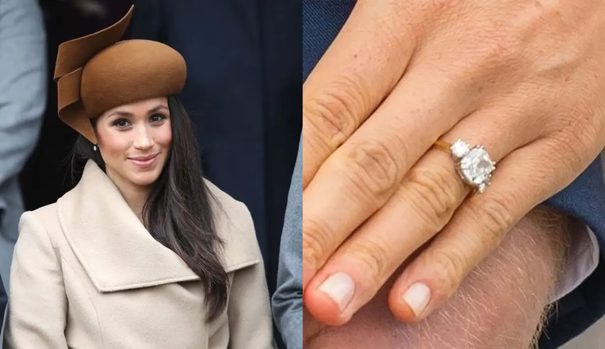 Pertunangan Meghan Markle dan Prince Harry masih menjadi perbincangan publik. Mereka bertunangan pada November lalu. (Getty/Cosmopolitan)