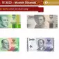 Uang baru rupiah tahun emisi 2022. Dengan adanya uang baru ini lebih memudahkan untuk membedakan pecahan Rp 2.000 dengan Rp 20.000. (Bank Indonesia)