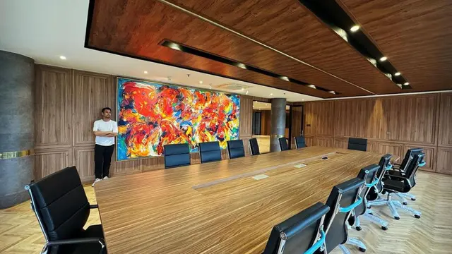 Potret Ruang Meeting BOD Kantor Baru RANS (Instagram @raffinagita1717)