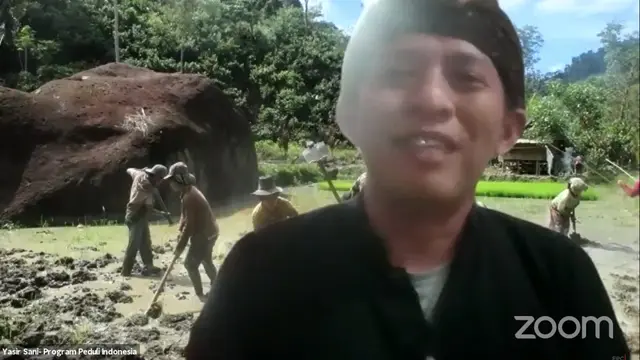 Yasir Sani dari Organisasi Program Peduli Indonesia pada Paris Peace Forum 2019.