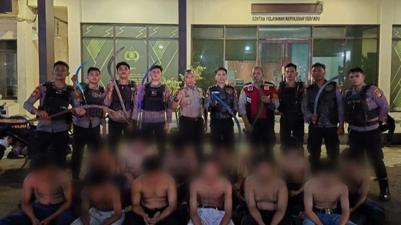 Bikin Resah, Belasan Remaja Bawa Senjata Tajam di Penjaringan Ditangkap Polisi