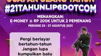 Kuis Duet Pantun Ulang Tahun Liputan6.com berhadiah e-money.