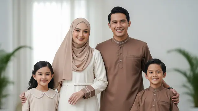 Seragam Lebaran Keluarga 2026 (AI)
