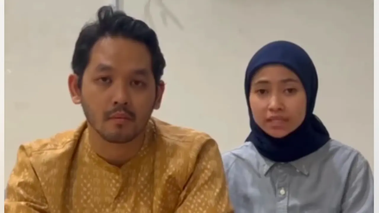 Alvin dan istrinya Anita, pemilik tumbler yang hilang di KRL Commuter Line menyampaikan permintaan maaf atas polemik yang berakhir pada pemecatan Argi, petugas pelayanan KRL yang semula ia tuding sebagai pihak yang bertanggung jawab. (Istimewa)