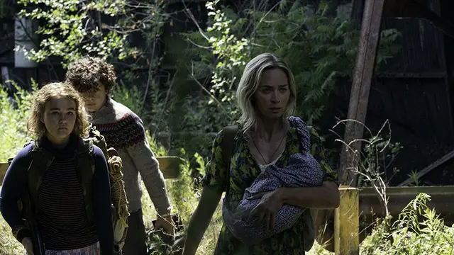 Regan (Millicenty Simmonds) dan Marcus (Noah Jupe) mendampingi Evelyn dalam A Quiet Place part 2. (Foto: Dok. Platinum Dunes/ Paramount Pictures/ IMDb)