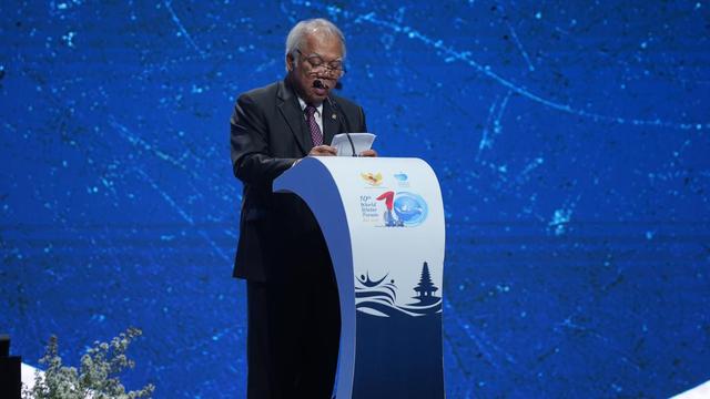 Menteri Pekerjaan Umum dan Perumahan Rakyat (PUPR) Basuki Hadimuljono turut hadir dalam gelaran Opening Ceremony Stakeholders Consultation Meeting (SCM) ke-2.