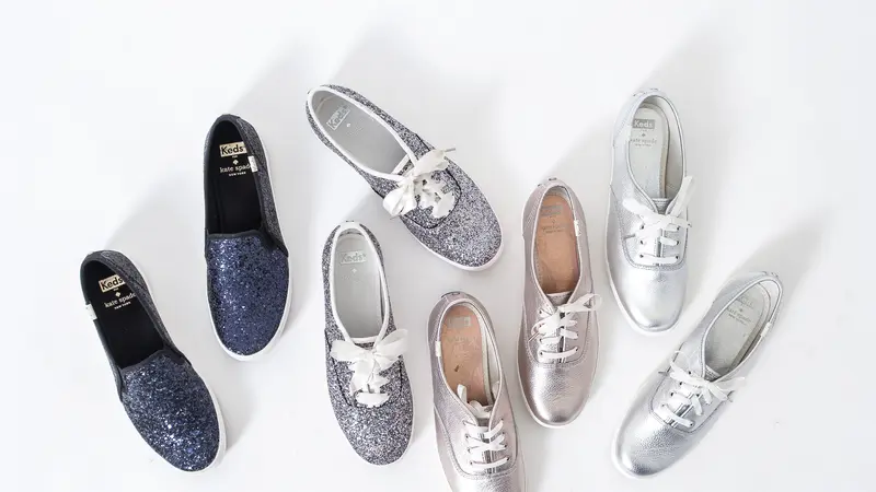 Tahun Baru Bernuansa Metalik Glitter dari Keds dan Kate Spade