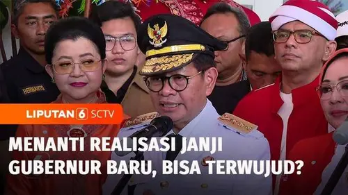 VIDEO: Resmi Dilantik, Pramono Janji Genjot 40 Program Unggulan dalam 100 Hari Kerja