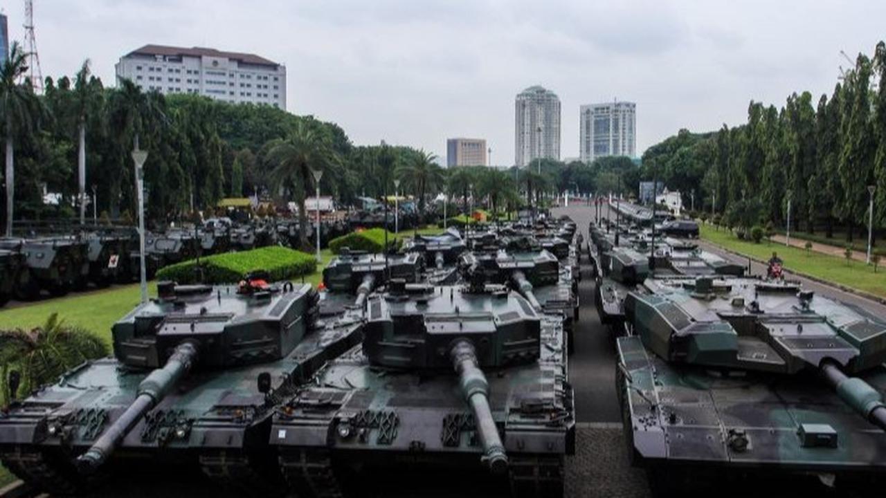 Daftar Kendaraan Tempur yang Dipamerkan pada Ulang Tahun TNI