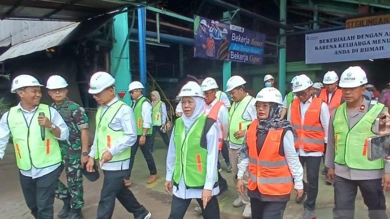 Gubernur Jatim Tegaskan Komitmen Dukung Swasembada Gula Nasional di Kediri