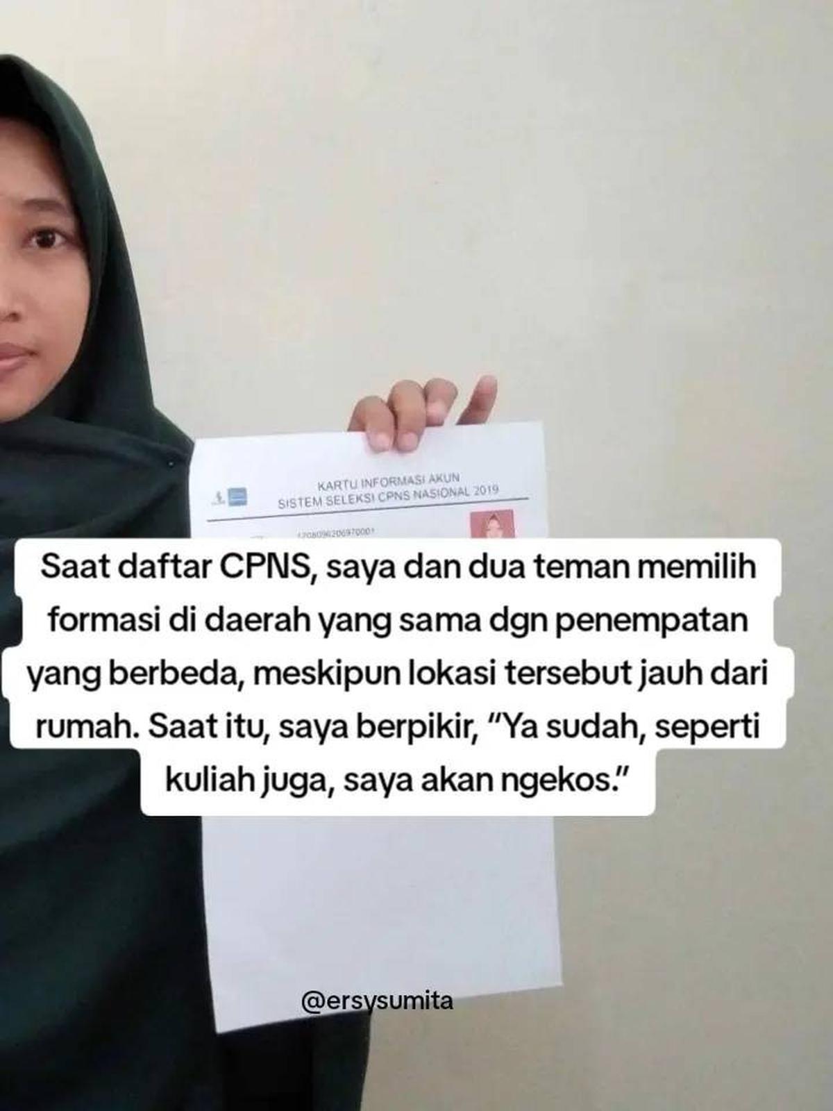 Tak Menyerah, Wanita Ini Bagikan Pengalamannya Pasca Gagal dari Tes CPNS