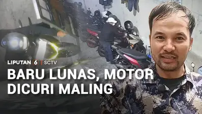 Alarm dan kunci ganda, bisa jadi penyelamat motor Anda dari sasaran pencurian. Di Jakarta Timur, maling menggasak motor yang tak ada pengamanan ganda, di parkiran rumah kontrakan.