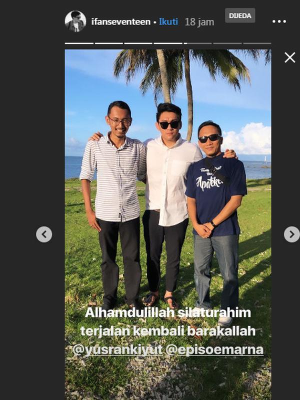 balik ke tanjung lesung, ifan seventeen temui rekan bertahan hidup