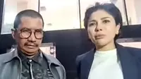 Nikita Mirzani dan pengacaranya, Fahmi Bachmid. (Foto: Dok. YouTube KH Infotainment)