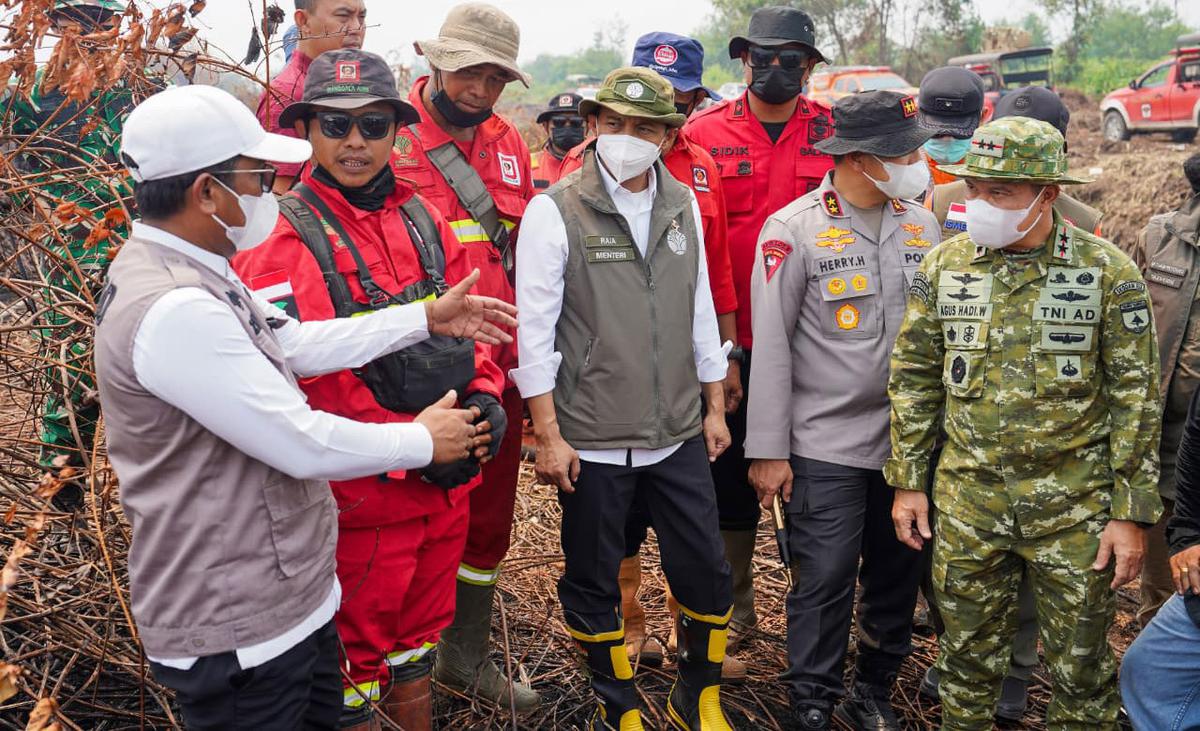 Riau Jadi Contoh Penanganan Karhutla Secara Kolaboratif