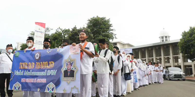 Pawai Maulid Nabi di Jakarta
