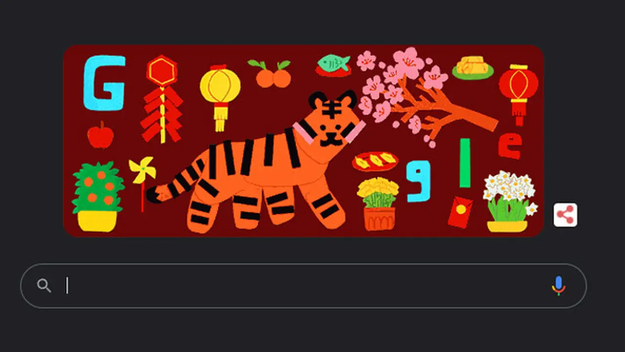 Google Doodle Imlek 2022