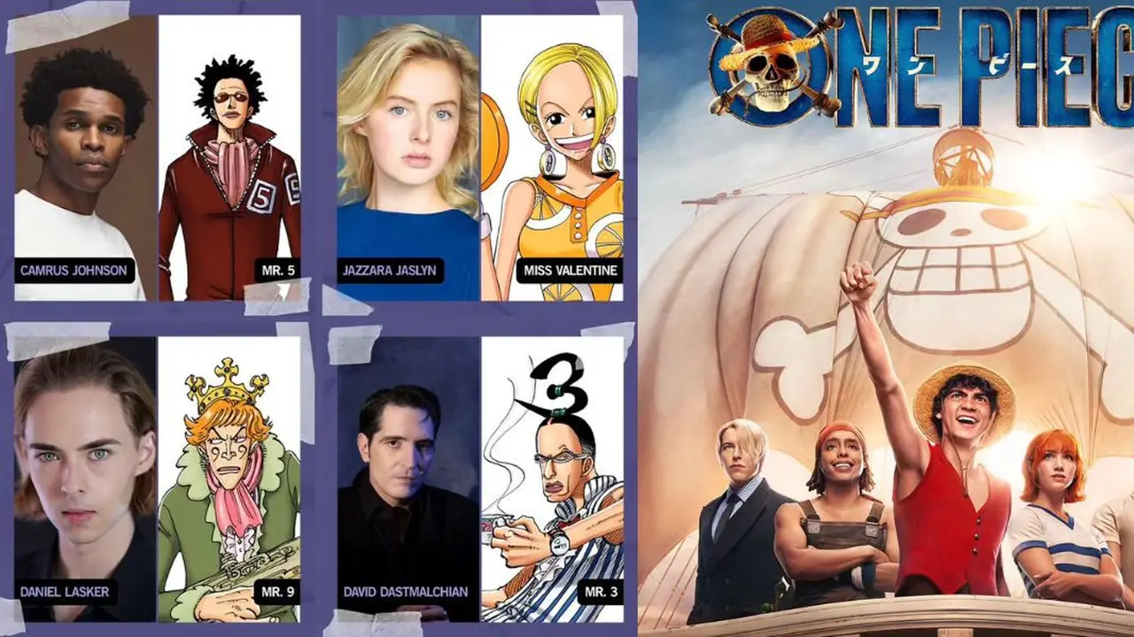 Potret 4 Artis Terkenal yang  Akan Tampil di Serial One Piece Season 2
