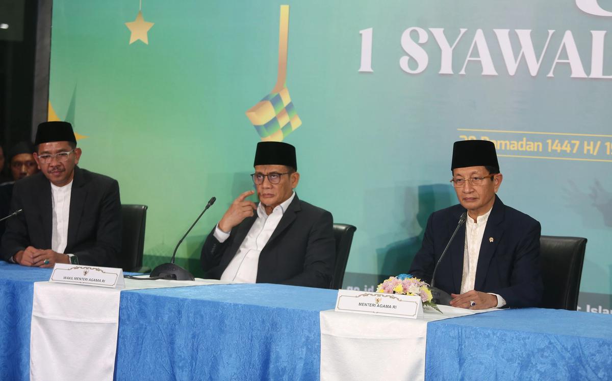FOTO: Pemerintah Tetapkan Idulfitri 2026 Jatuh pada 21 Maret