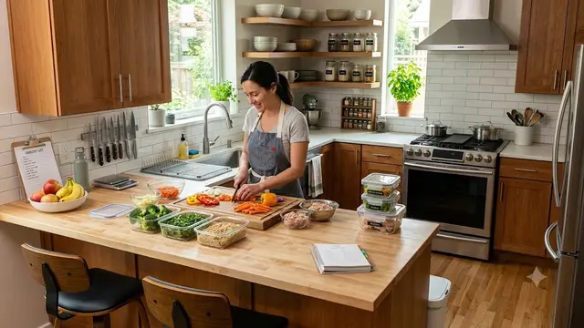 Desain Dapur yang Memudahkan Aktivitas Meal Prep/AI Generated