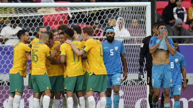 FOTO Australia Vs India di Piala Asia 2023