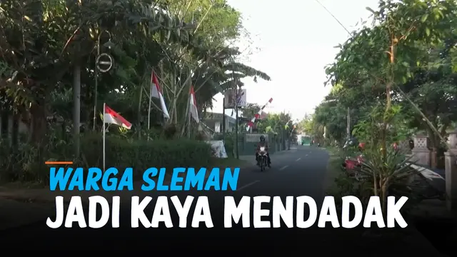 VIDEO: Warga di Sleman Kaya Mendadak Gara-Gara Proyek Tol