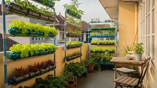 Taman Sayur Vertikal: Panen di Rumah Sendiri