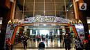 Suasana pintu masuk Java Jazz Festival 2020 di JIexpo Kemayoran, Jakarta, Jumat (28/2/2020). Java Jazz Festival 2020 menghadirkan sederet musisi dalam dan luar negeri yang diselenggarakan hingga 1 Maret 2020. (Liputan6.com/Faizal Fanani)