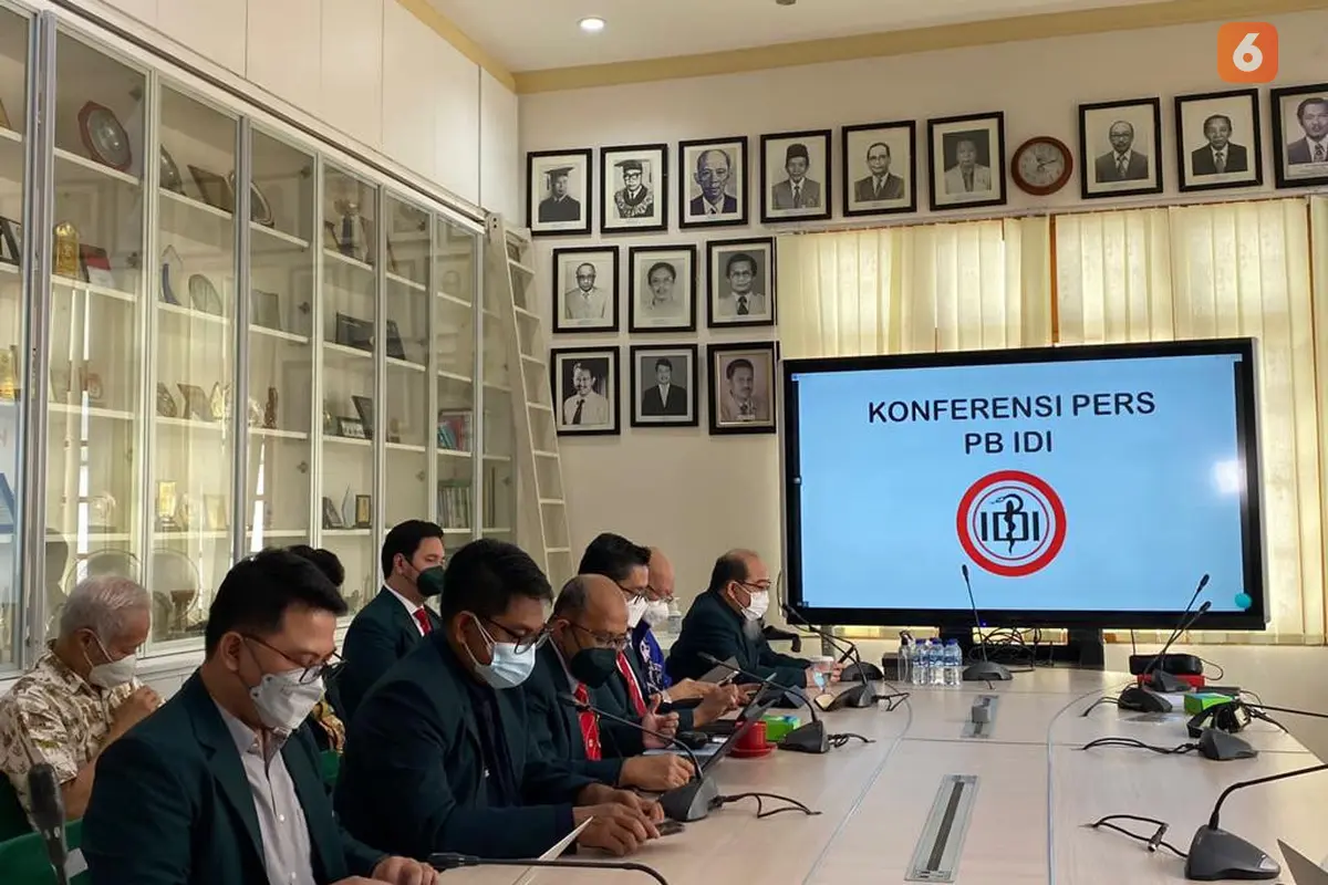 Konferensi Pers PB IDI (Liputan6.com/Istimewa)
