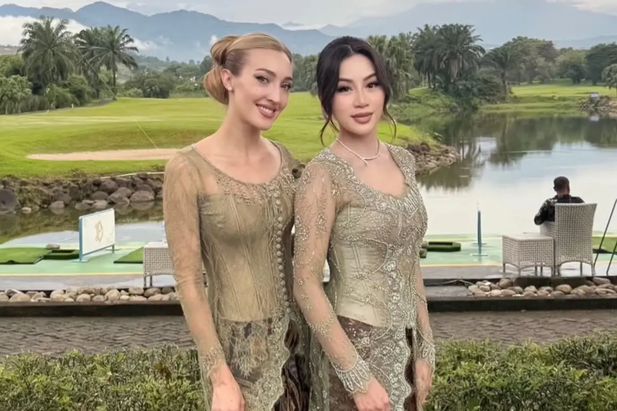 6 Potret Kebaya Para Menantu Keluarga Cendana di Pernikahan Darma Mangkuluhur