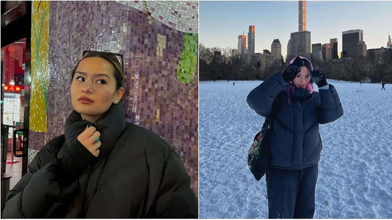 6 Potret Terbaru Zahwa Massaid di New York, Pakai Tindik Hidung Curi Perhatian