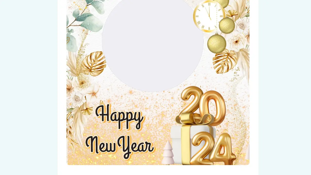 Bagi kamu yang memilih untuk tidak keluar rumah, kamu bisa membuat Twibbon Tahun Baru 2024 dan membagikannya di seluruh sosial media milikmu.
