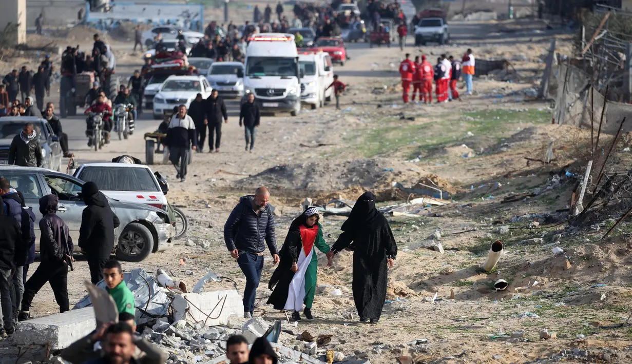 Untuk diketahui, perang antara Israel dan kelompok militan Palestina, Hamas, berlangsung sejak 7 Oktober 2023 lalu. (Eyad BABA/AFP)