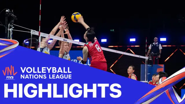 VIDEO: Highlights Volleyball Nations League, Tim Putri Jepang Tampil Gemilang Usai Kalahkan Italia 3-2