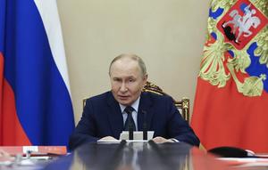 Presiden Rusia Vladimir Putin memimpin rapat Dewan Keamanan di Kremlin, Rusia, Senin (22/9/2025). (Dok. Alexander Kazakov, Sputnik, Foto Pool Kremlin via AP)&nbsp;&nbsp;&nbsp;