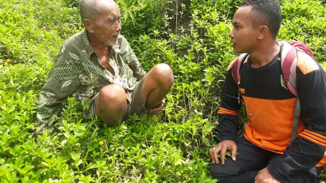Hilang 2 Hari di Lereng Gunung Slamet, Kakek Tua Ditemukan Selamat