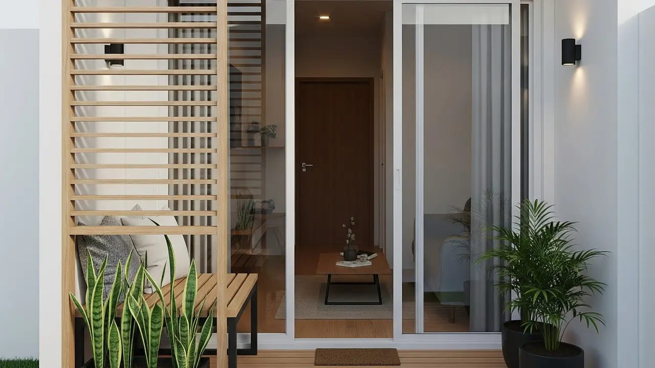 9 Model Teras Kecil di Rumah Petak Supaya Tidak Pengap, Nyaman dan Estetik
