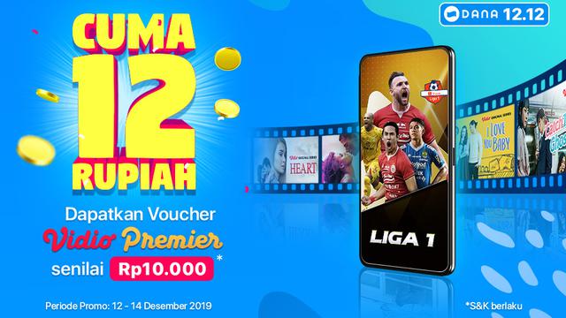 Dapatkan Voucher Vidio Premier Hanya Rp 12 Di Dana Tekno Liputan6 Com